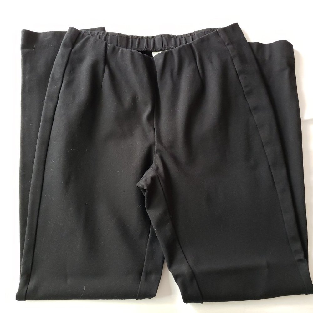 J. Jill Ponte Slim Leg Black Women Pant Size XS 97641